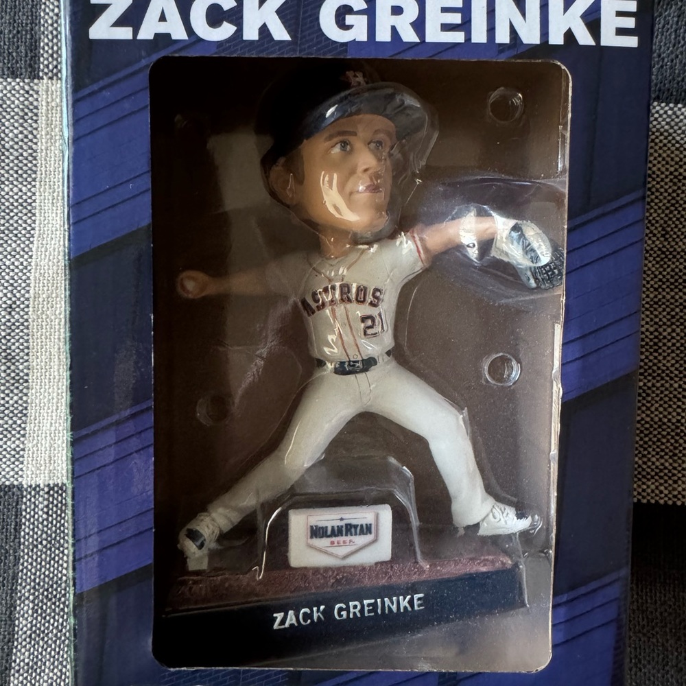 ASTROS - Zack Greinke Bobblehead Figurine